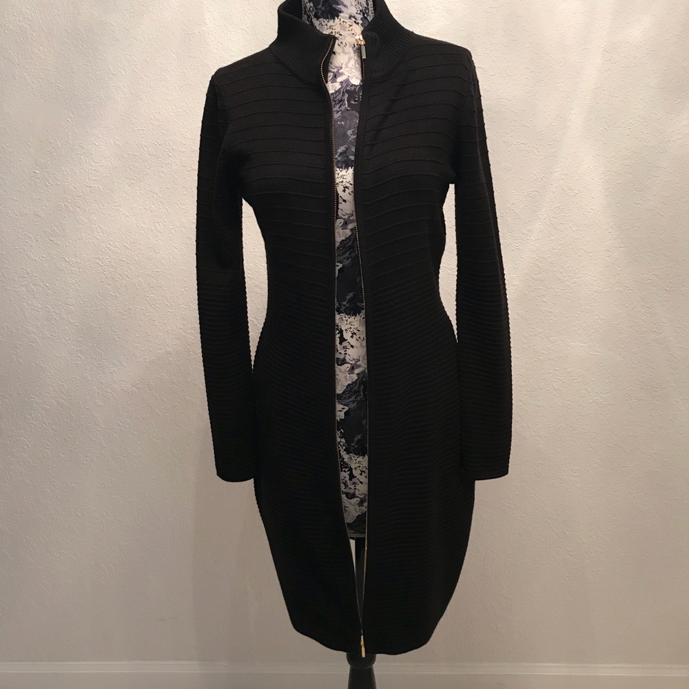 Sweater Dress can be used as a jacket or dress